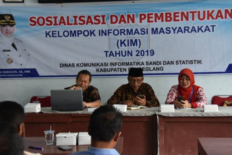 Diskomsantik Pandeglang “Roadshow” Bentuk Kelompok Informasi Masyarakat