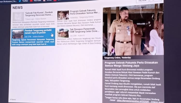 Diskominfo Kabupaten Tangerang Gelar Sosialisasi Intelligence Media Management