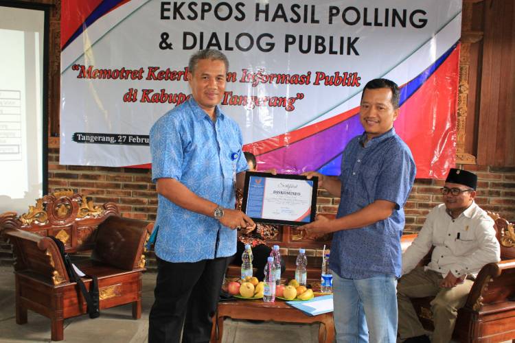 Vinus dan SMSI Ekspos Hasil Polling Keterbukaan Informasi Publik Pemkab Tangerang