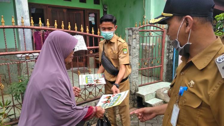 Diskominfo Kota Tangerang Door to Door Sosialisasi Cegah Penyebaran Covid-19