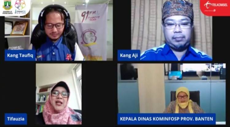 'Ngaos', Program Literasi Digital Relawan TIK Banten Diapresiasi Kadis Kominfo SP