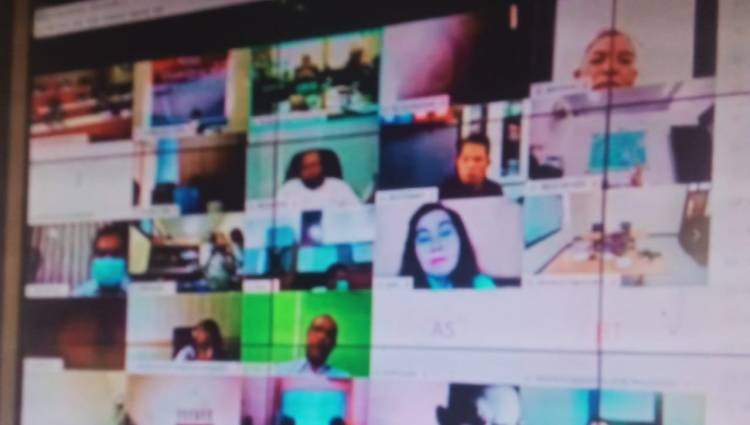 Diskominfo Banten Ikuti Sosialisasi Inpres RAN P4GN Secara Virtual