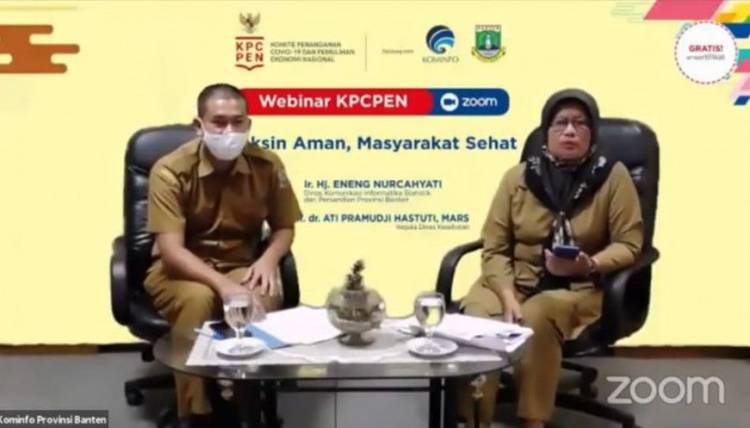  Diskominfo Kabupaten Tangerang Ikuti Webinar Penanganan Covid-19 & Pemulihan Ekonomi