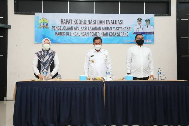 Diskominfo Kota Serang Evaluasi Layanan Pengaduan Masyarakat Melalui Aplikasi RABEG