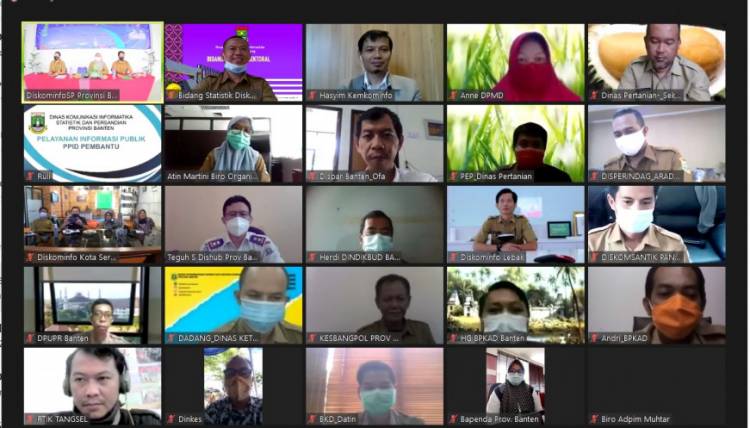 Diskominfo Kabupaten Tangerang Ikuti Rakor Bidang TIK Provinsi Banten