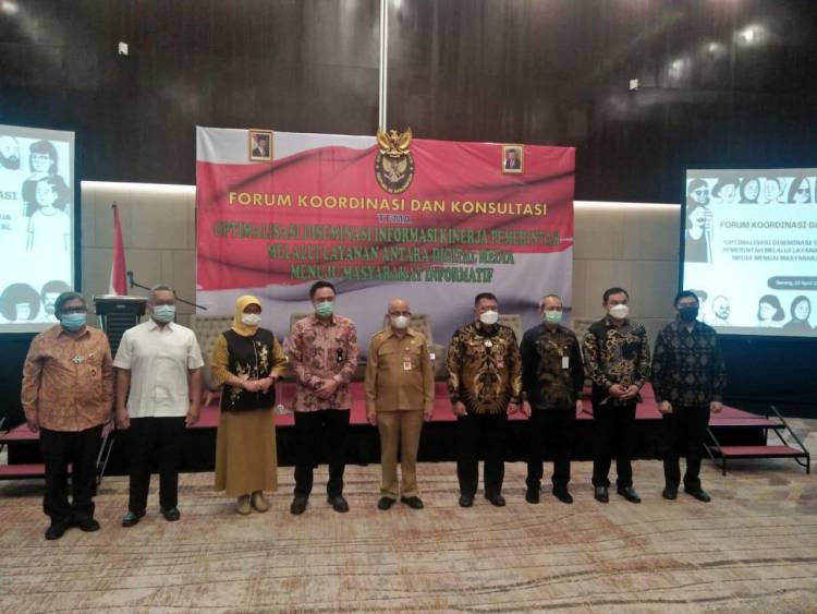 Wabup Tangerang Ikuti Forum Koordinasi dan Komunikasi Provinsi Banten 