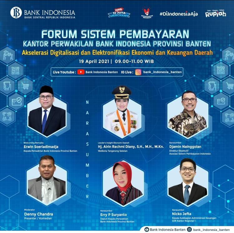 "Akselarasi Digitalisasi dan Elektronifikasi Ekonomi dan Keuangan Daerah" Provinsi Banten 