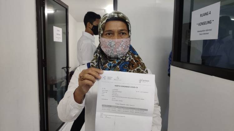 Seluruh ASN Maupun Non ASN Diskominfo Kota Serang Telah Melakukan Vaksinasi