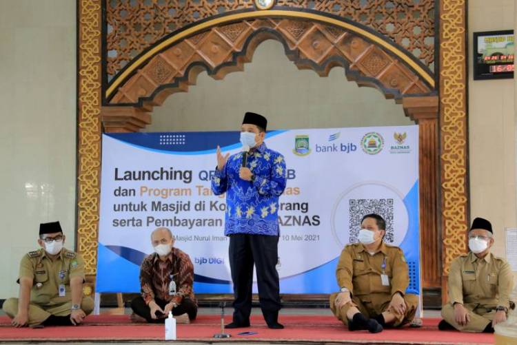 Launching QRIS bersama BJB dan Baznas Arief : Memudahkan Bersedekah Infaq dan Berzakat