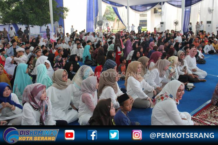 Hari Jadi ke 58, Bjb Cabang Serang Santuni 500 yatim-Piatu