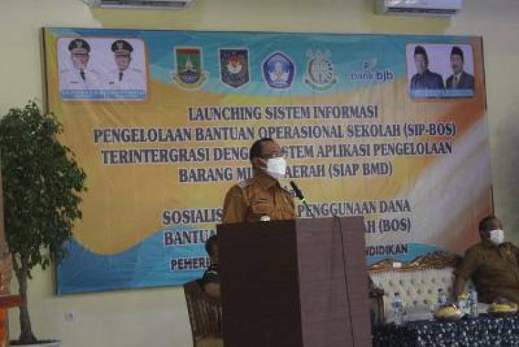 Pemkot Cilegon launching sistem informasi pengelolaan Bantuan Operasional Sekolah (BOS) terintegrasi