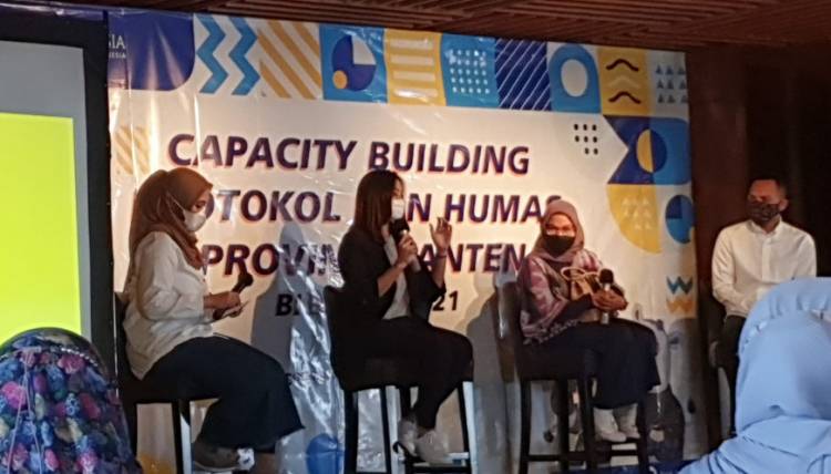 Bank Indonesia Banten Sosialisasikan Teknologi QRIS melalui Gathring Protokol dan Humas Banten Tahun 2021